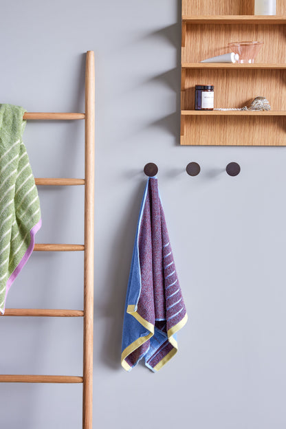 Hübsch Promenade -pyyhe iso violetti/sininen