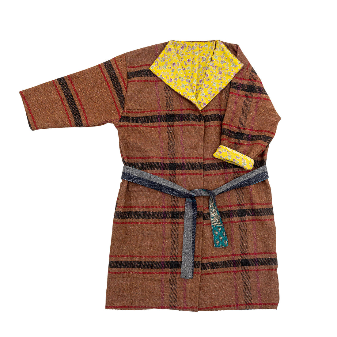Luova kokoelma Rieti Kimono, Brown, Upcled