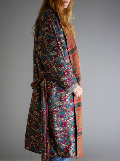 Luova kokoelma Rieti Kimono, Brown, Upcled