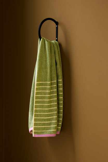 Aseta pyyherengas Musta - 21x18cm