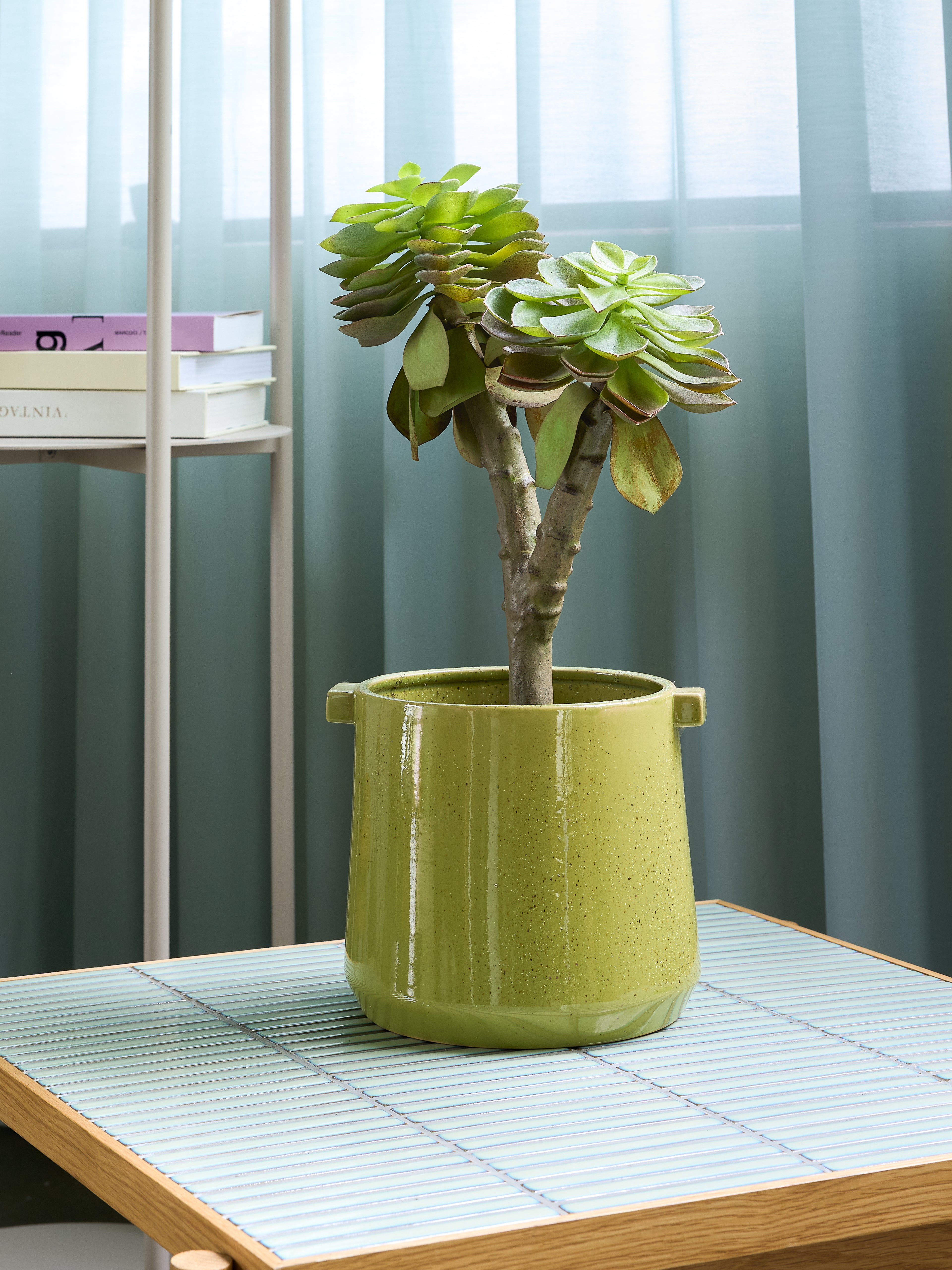 Vibe Pot Green (2 kpl sarja) - ø17xh14, ø22xh19cm