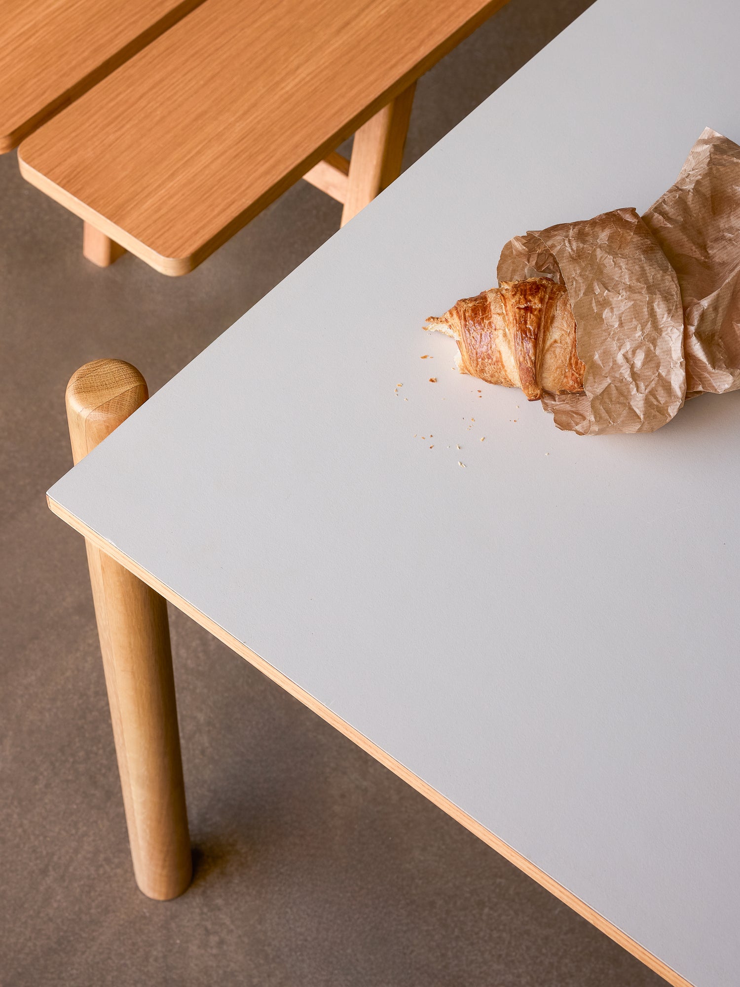 Vino ruokapöytä suorakaiteen muotoinen harmaa - 190x107xh75cm