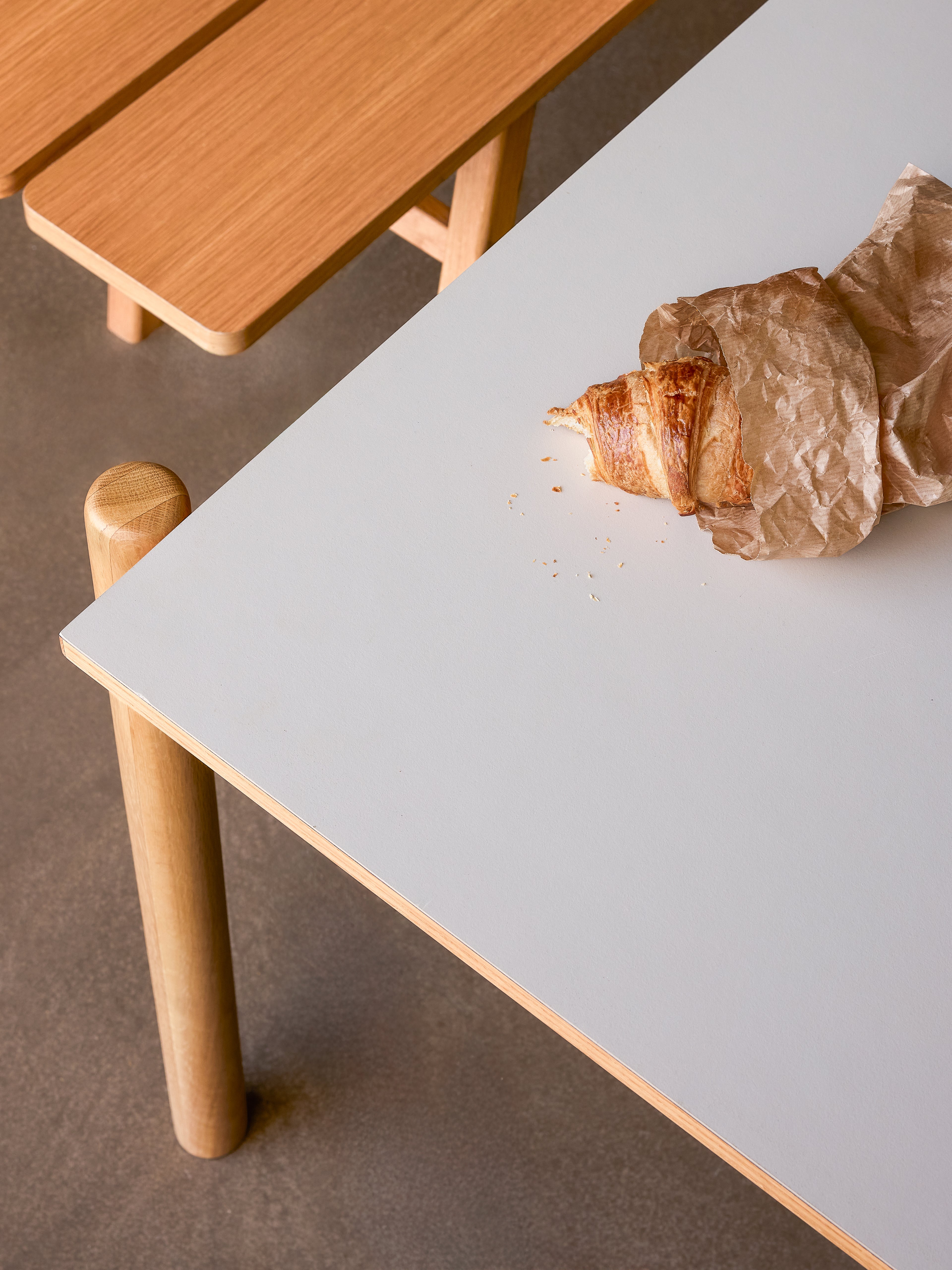 Vino ruokapöytä suorakaiteen muotoinen harmaa - 190x107xh75cm