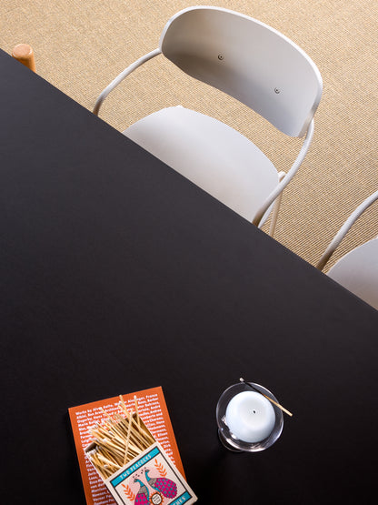 Vino ruokapöytä suorakaiteen muotoinen musta - 190x107xh75cm