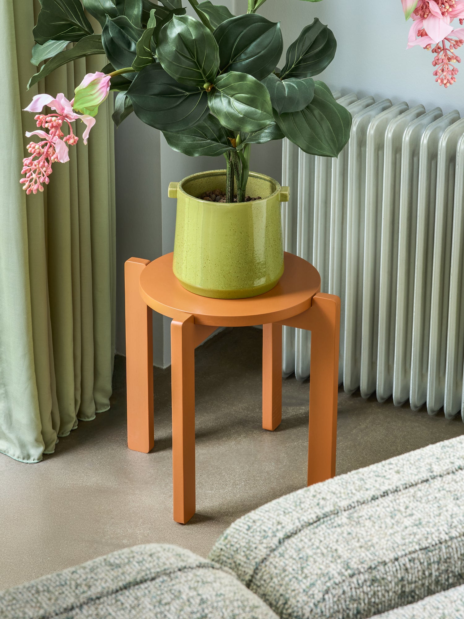 Always Stool Orange - ø45xh42cm
