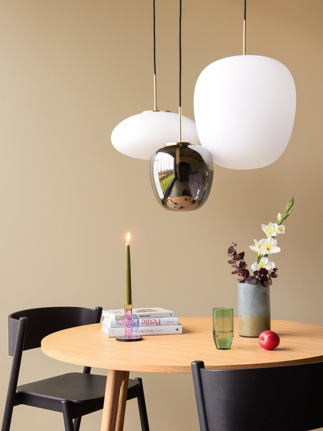 Heijastavat Pendel Ø25 harmaa - Ø25xh36cm, e27