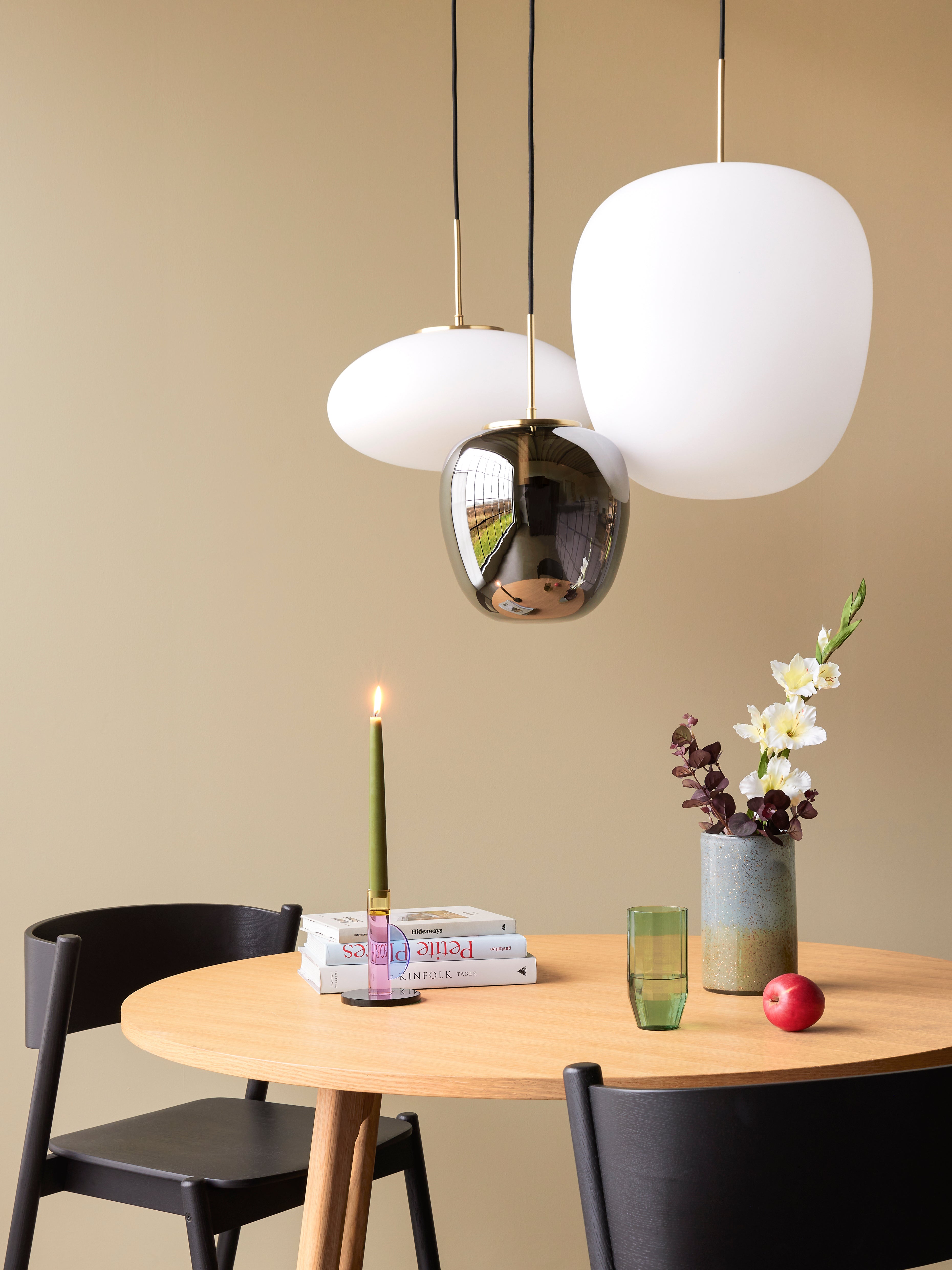 Heijastavat Pendel Ø25 harmaa - Ø25xh36cm, e27