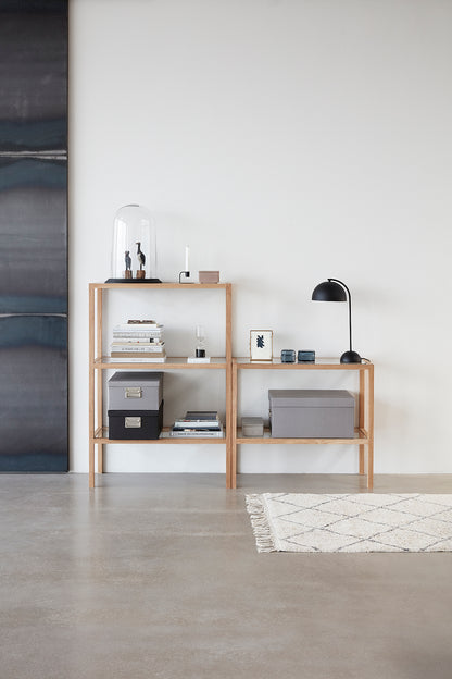 Muotopöytävalaisin musta - Ø23xh48cm, e14/25w
