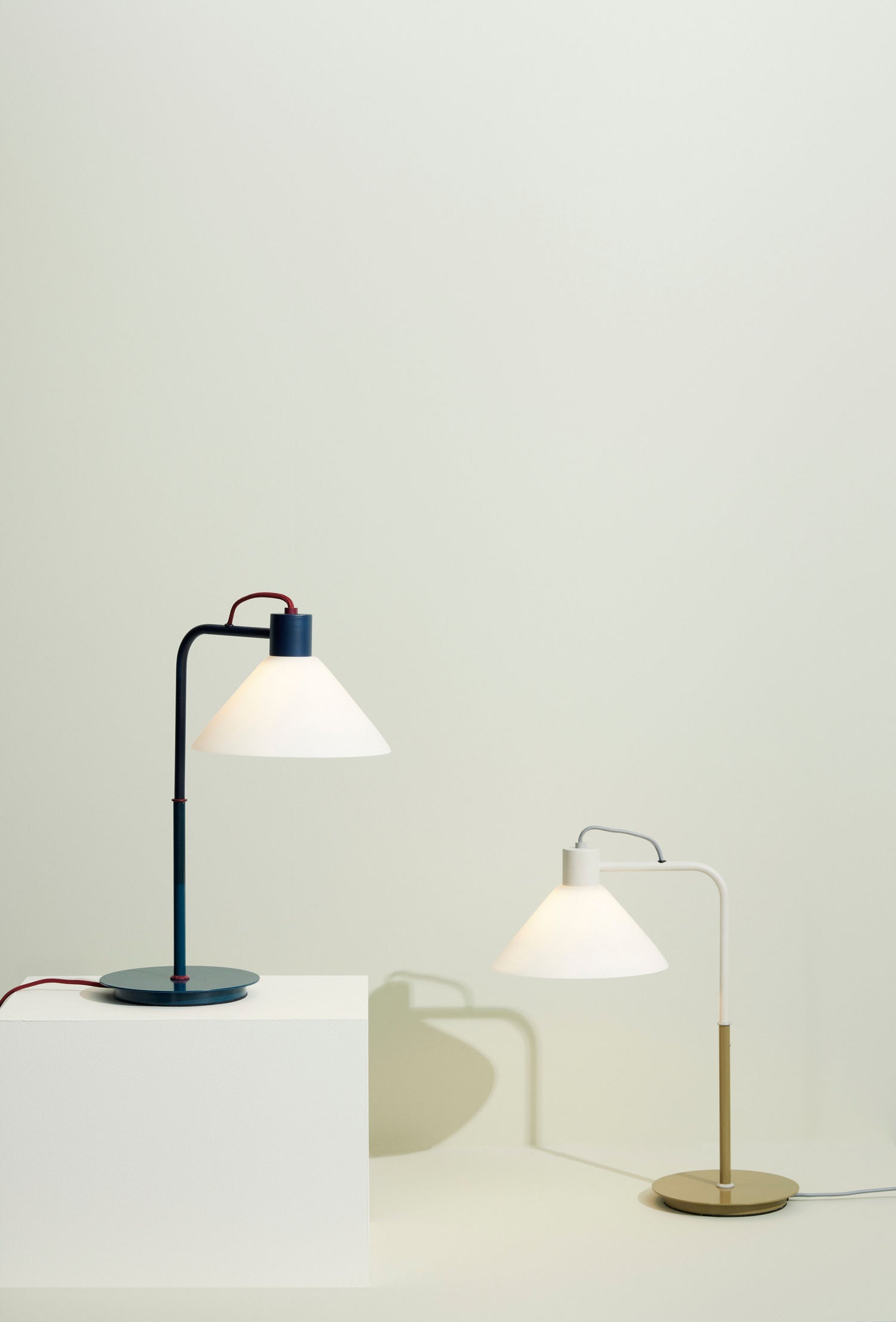 Spot Table Lamp Khaki - Ø37x22xh44cm, e27