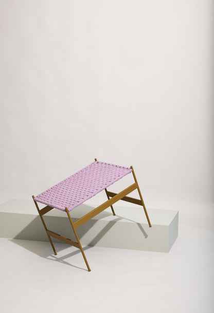 Peri Bench Purple/Khaki - 56x42xh47cm