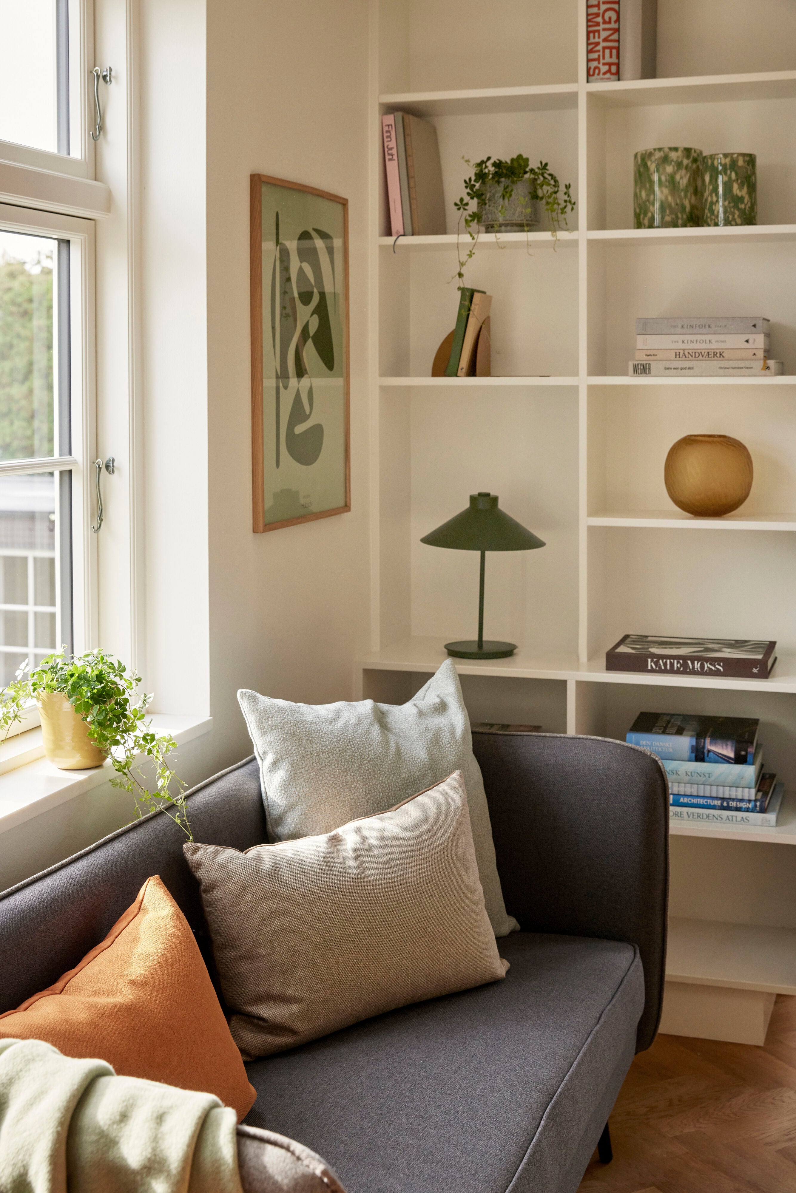 Luce kynttilänjalka vihreä (2 kpl sarja) - ø13xh18, ø16xh20cm