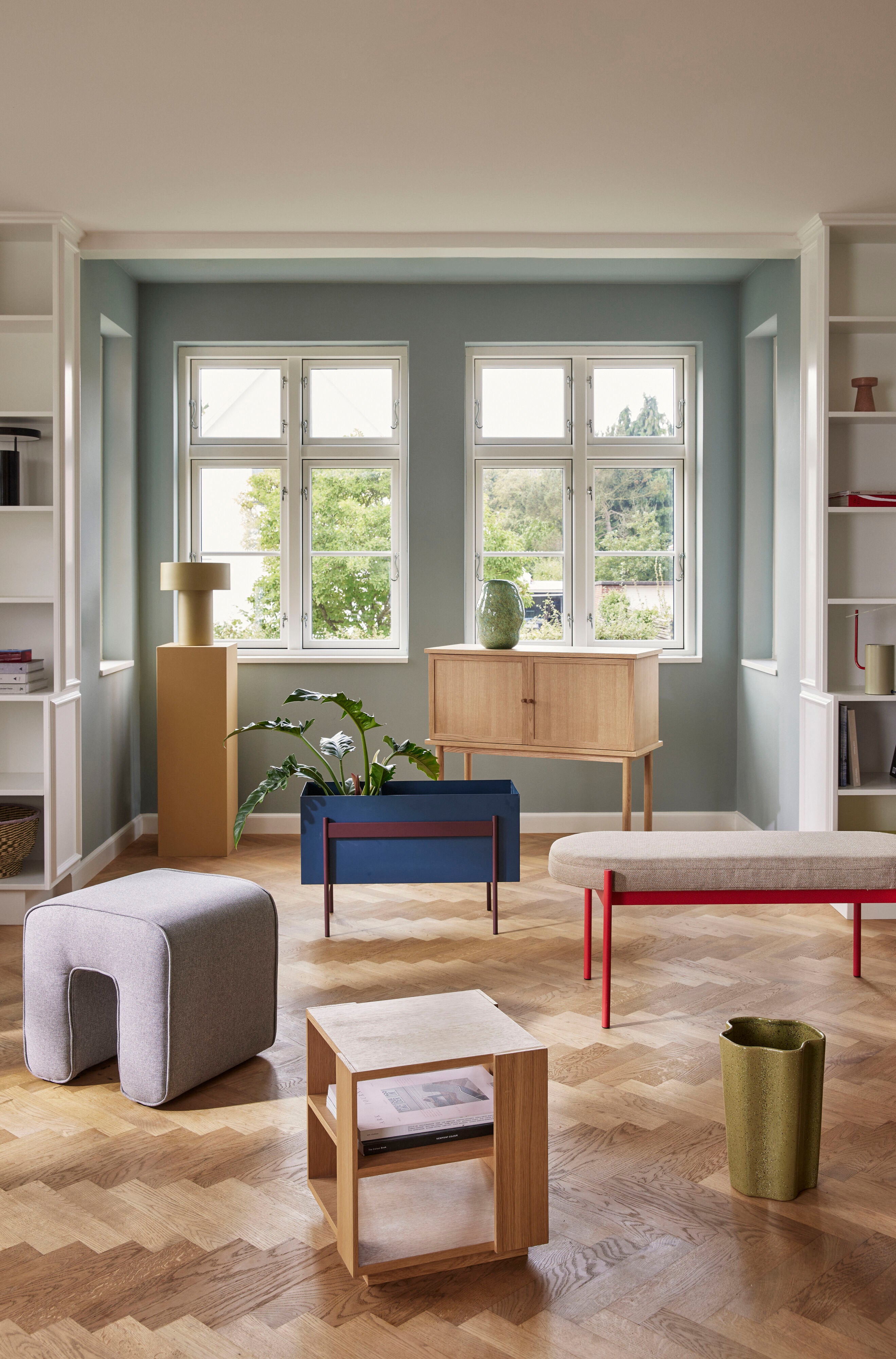 Peppy Curve Nature/Green (Sarja 2) - Ø34xH21, Ø38xh26cm