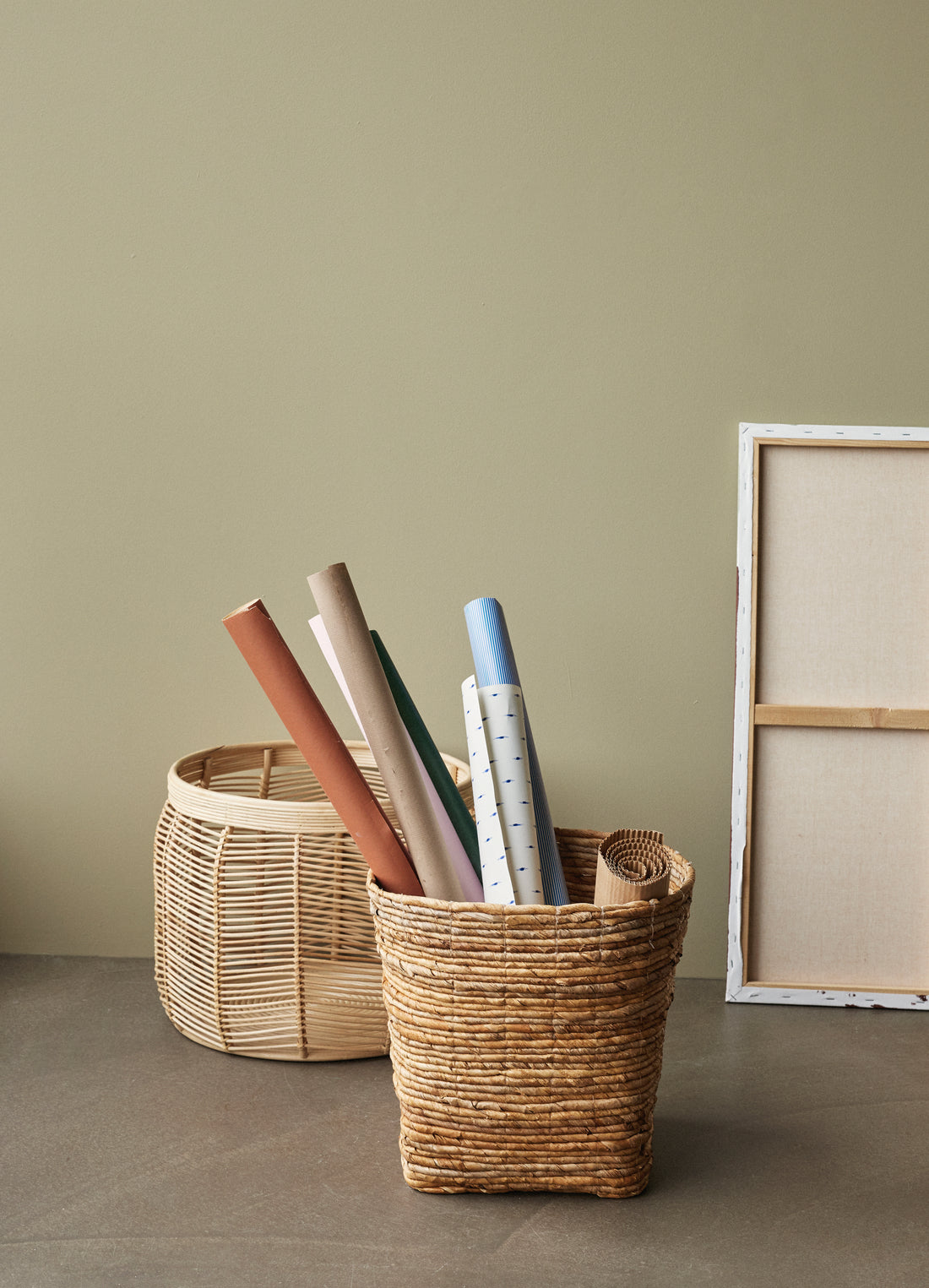 Luna Curve -luonto (2) - ø34xh30, Ø44xh34cm