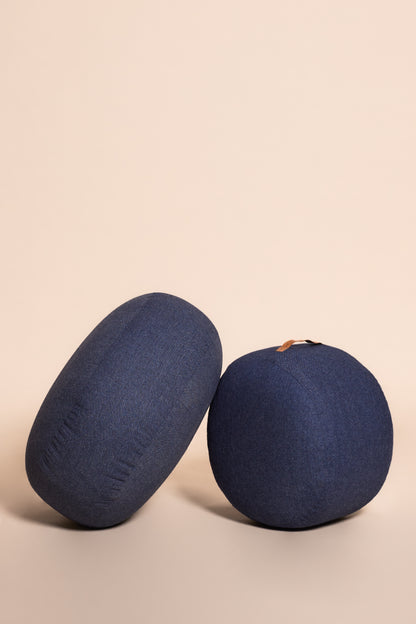 Mochi Puf Ø50 sininen - Ø50xh35cm