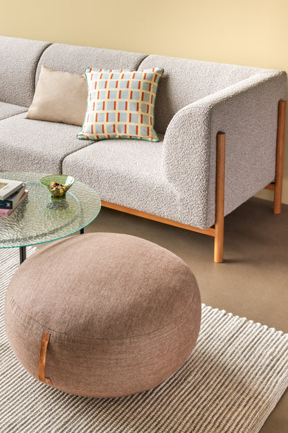 Moment SOFA 3 -henkilöstön iso harmaa - 257x89xh80cm