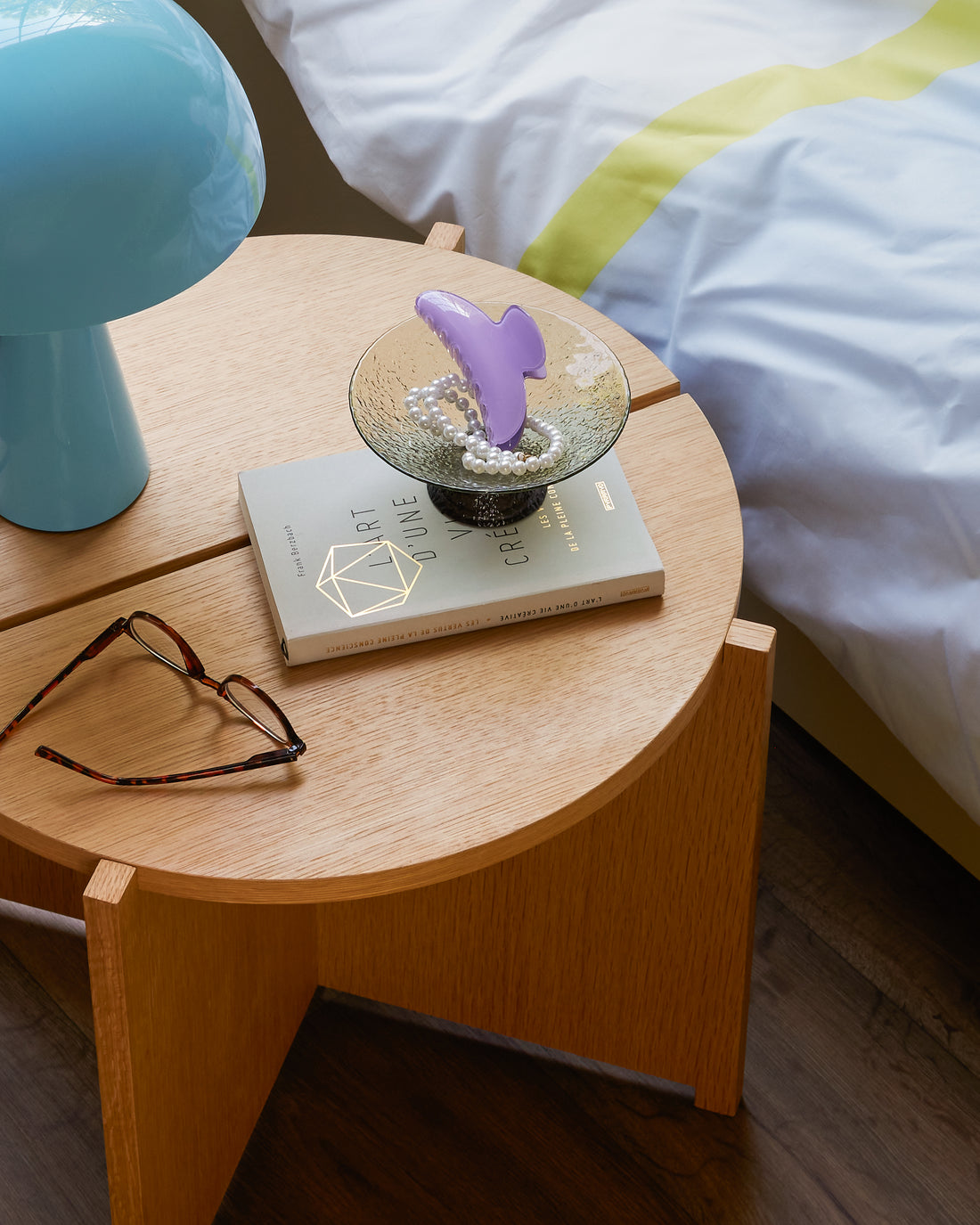 Mush Pöytävalaisin mini vaaleansininen - Ø25xh33cm E14