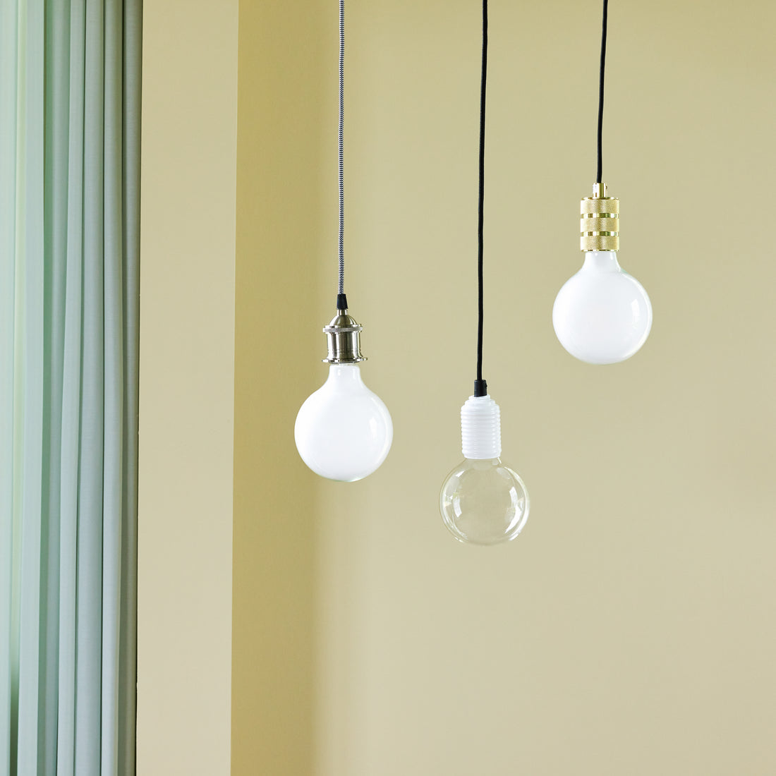 Vapaasti riipus mustavalkoinen - Ø12xh19cm, g9/2w