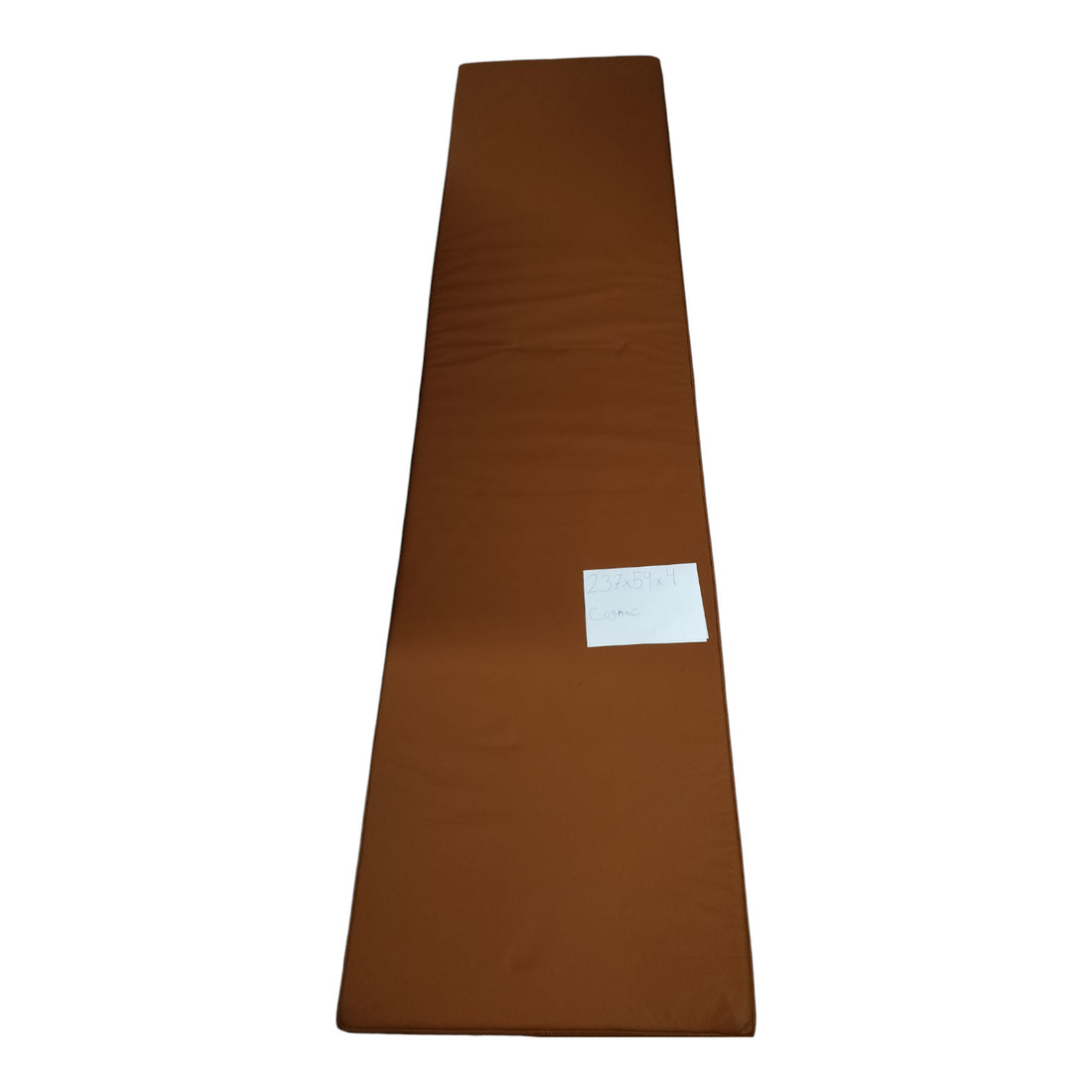 Jäännöserä - 237x59x4 cm konjakin nahassa