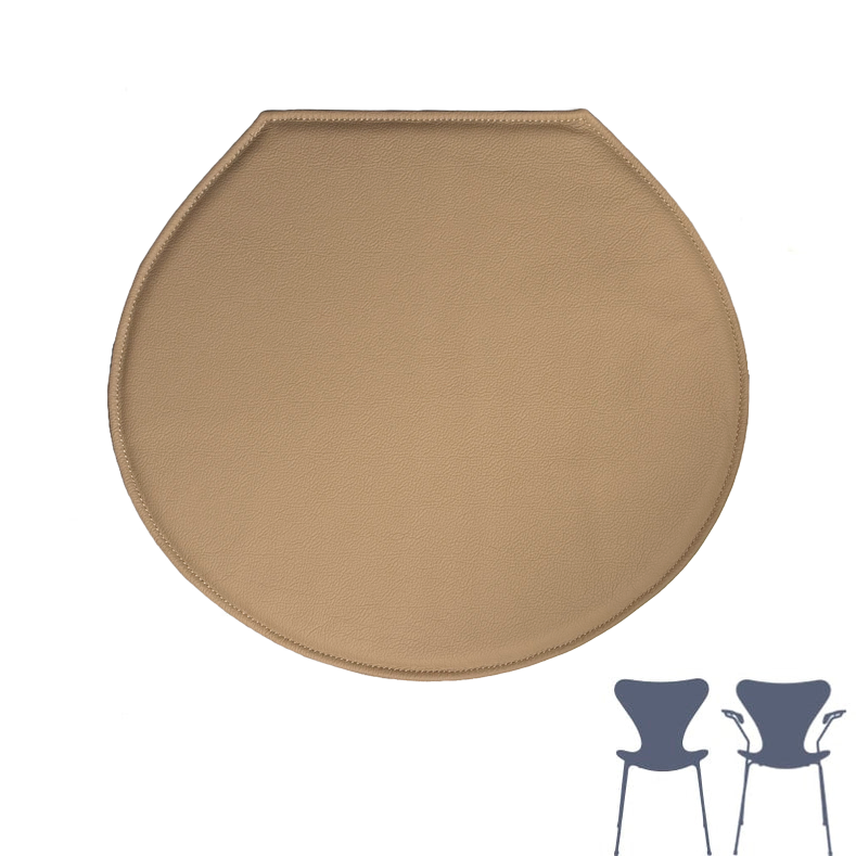 Ylellinen tyyny A.J. Seitsemän (3107 + 3207) in - hiekkavärinen nahka