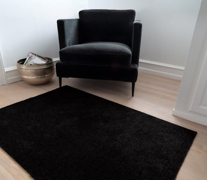 TÆPPE/MÅTTE 67 x 150 CM - UNI COLOR/BLACK - Tica Copenhagen - DesignGaragen.dk