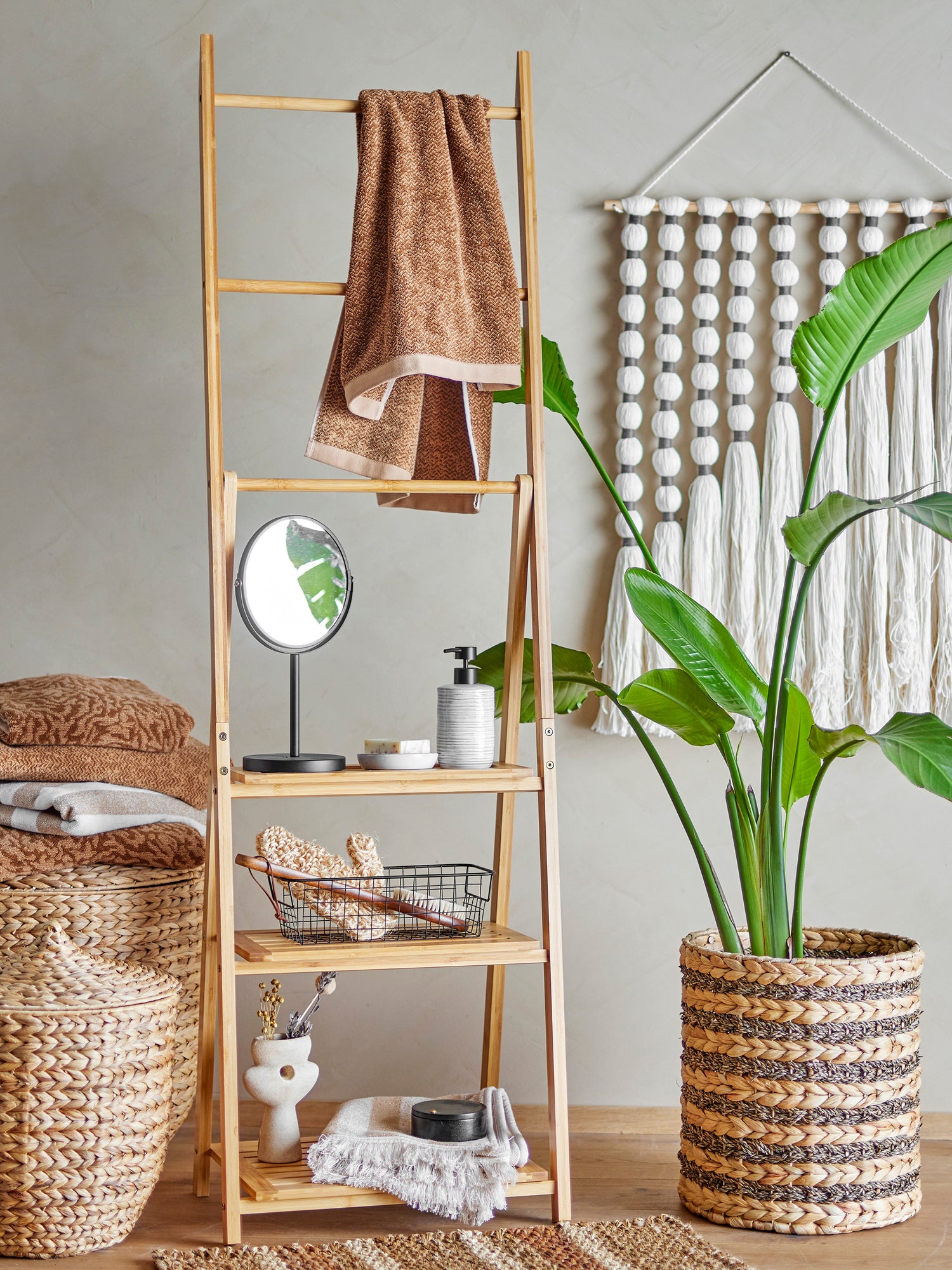 Lievä pöytäpeili, musta, metalli