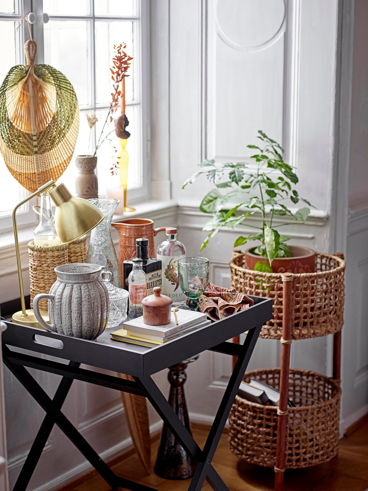 Manela -viinilasit, vihreä, lasi