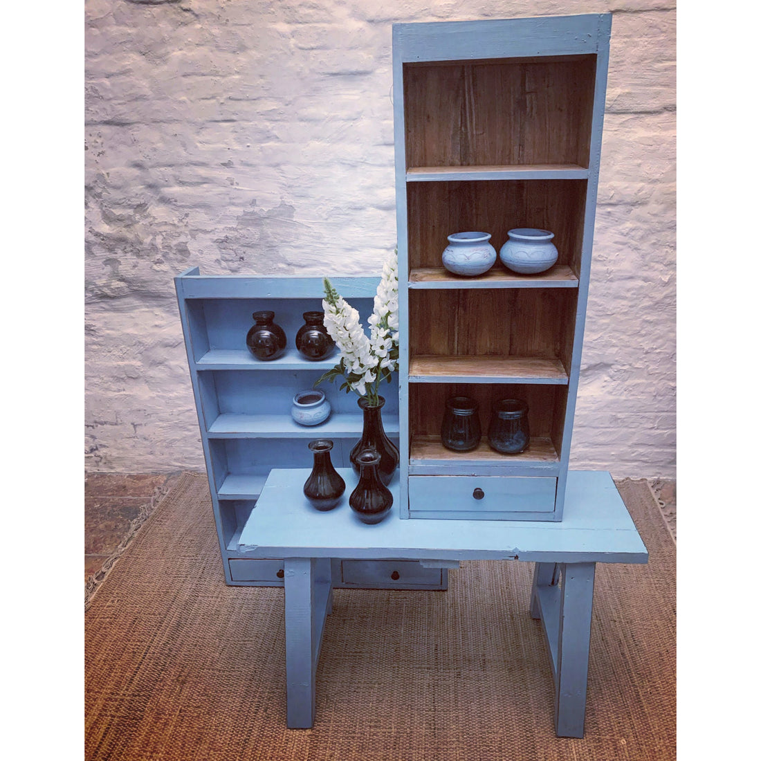 Sjælsø Nordic SMOKY SHELF WITH SHOVES (savuinen hylly, jossa on laput)