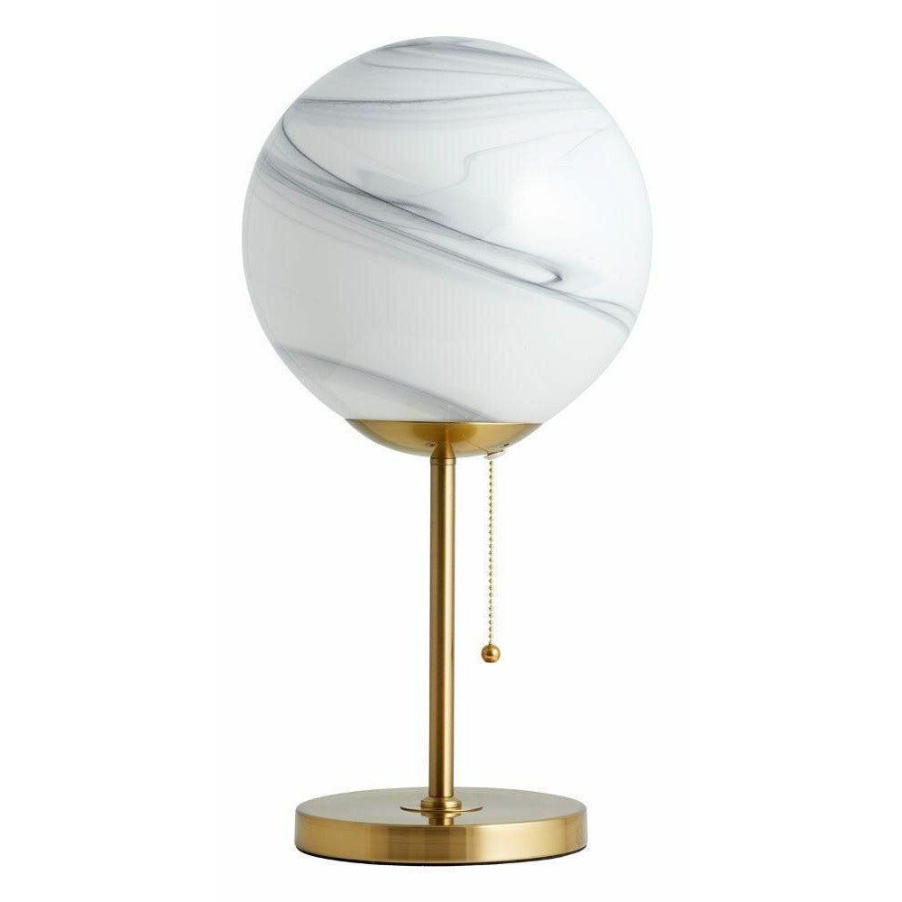 Nordal FAUNA pöytävalaisin lasista - h49 cm - valkoinen/kultainen