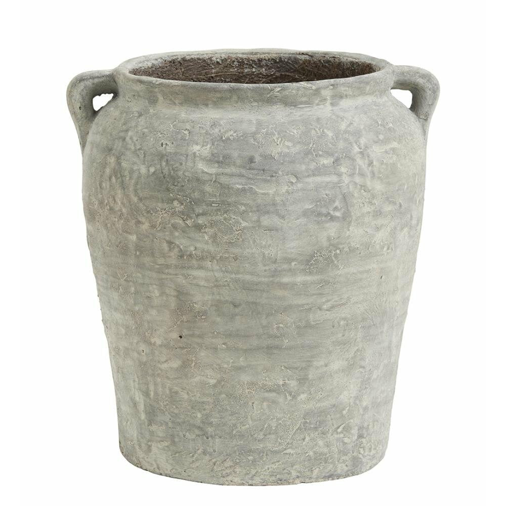 Nordal CEMA maalaismainen kukkaruukku - suuri - h45 cm - harmaa