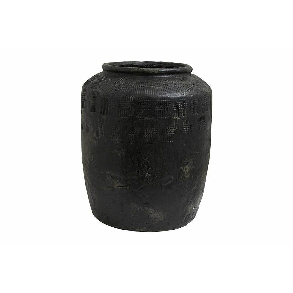 Nordal CEMA maalaismainen kukkaruukku - x-suuri - h56 cm - musta