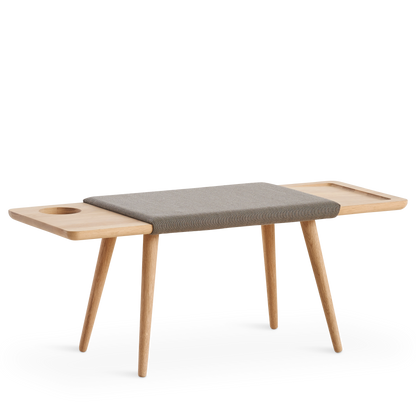 WOUD - Baenk bench - White pigmented oak - WOUD - DesignGaragen.dk