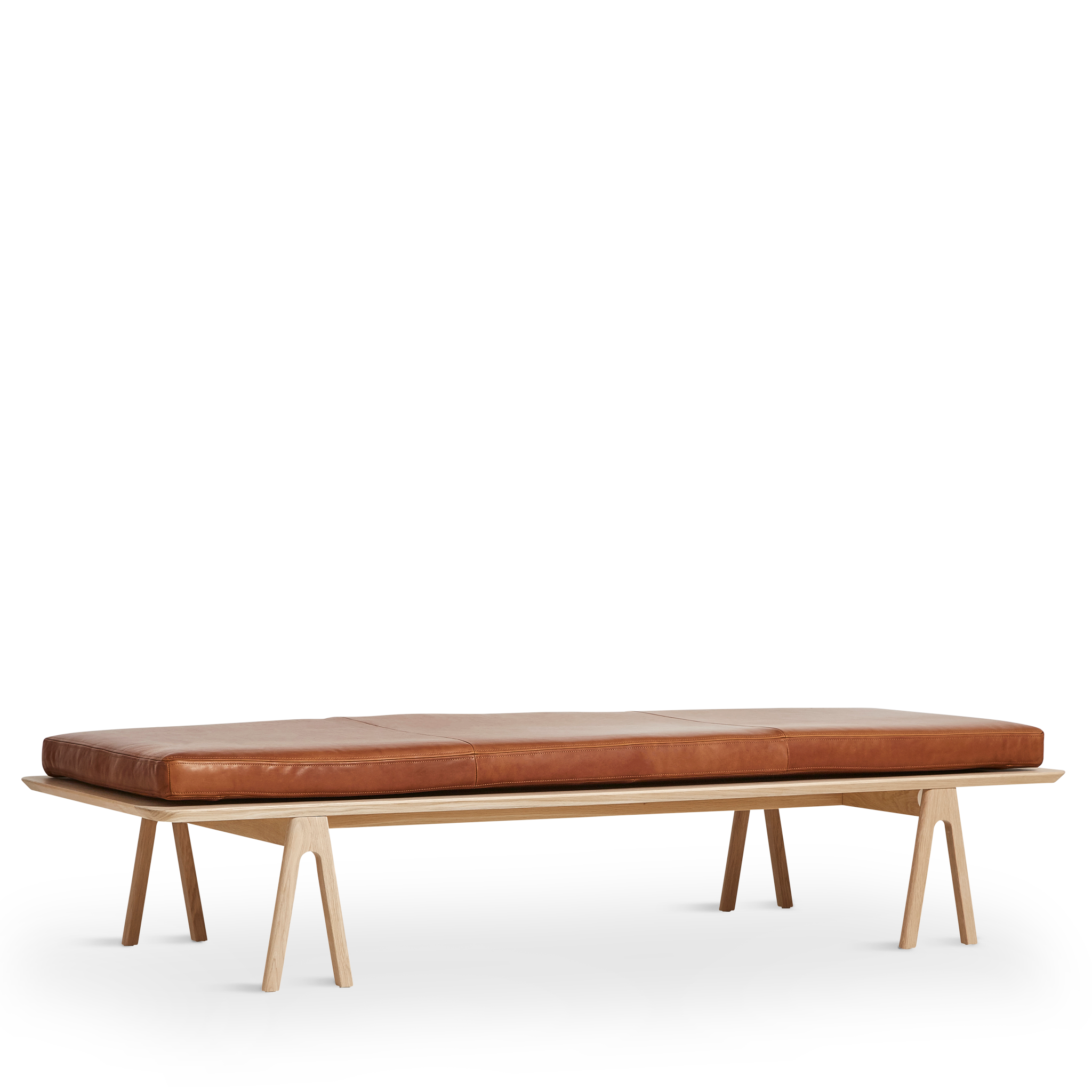 Woud - Taso -sohva - Nougat/Oak 190x76.50x41 cm