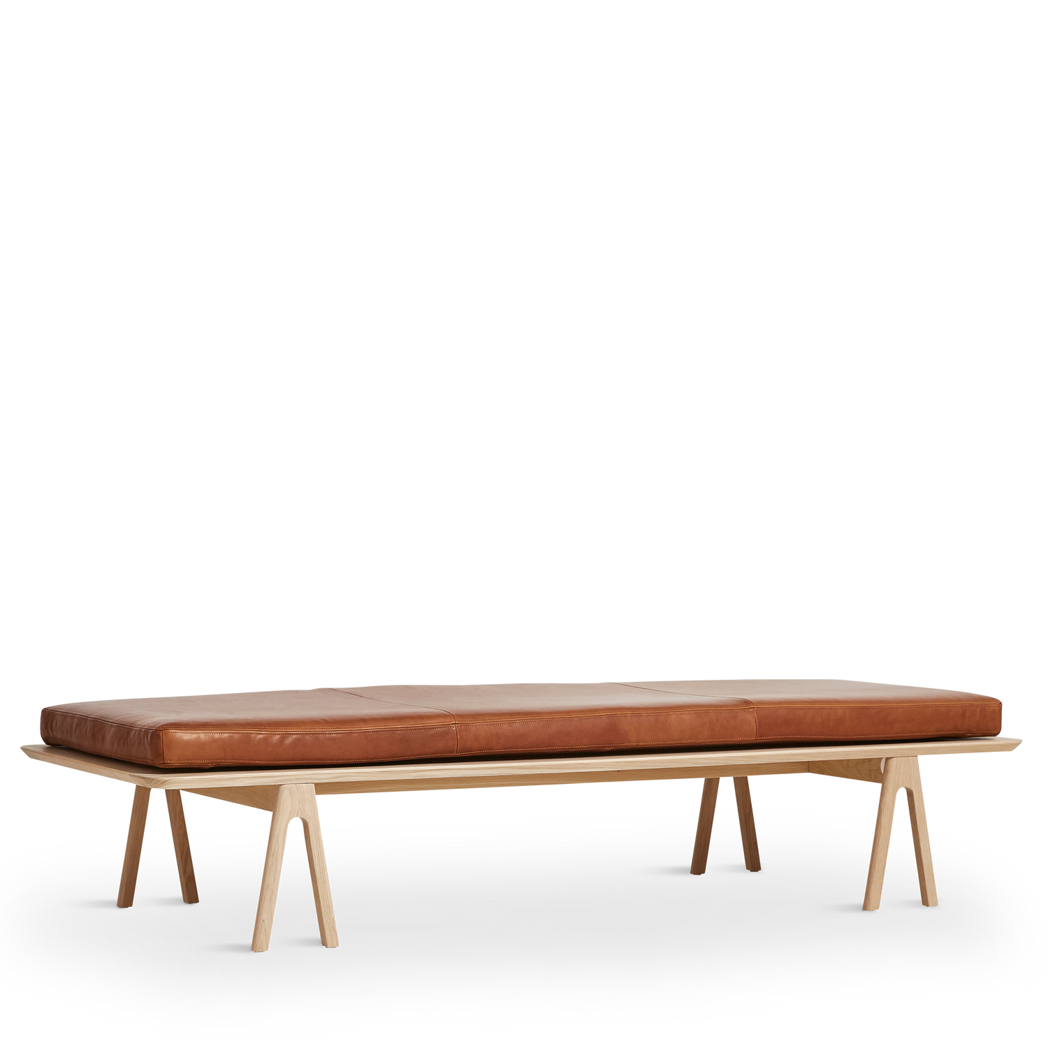 WOUD - Level daybed - Nougat/oak 190x76,50x41 cm - WOUD - DesignGaragen.dk