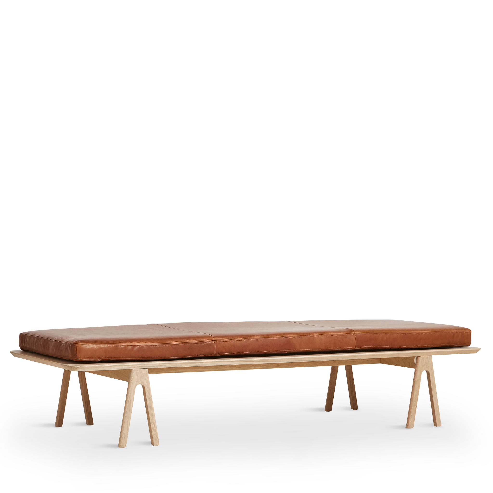 WOUD - Level daybed - Nougat/oak 190x76,50x41 cm - WOUD - DesignGaragen.dk