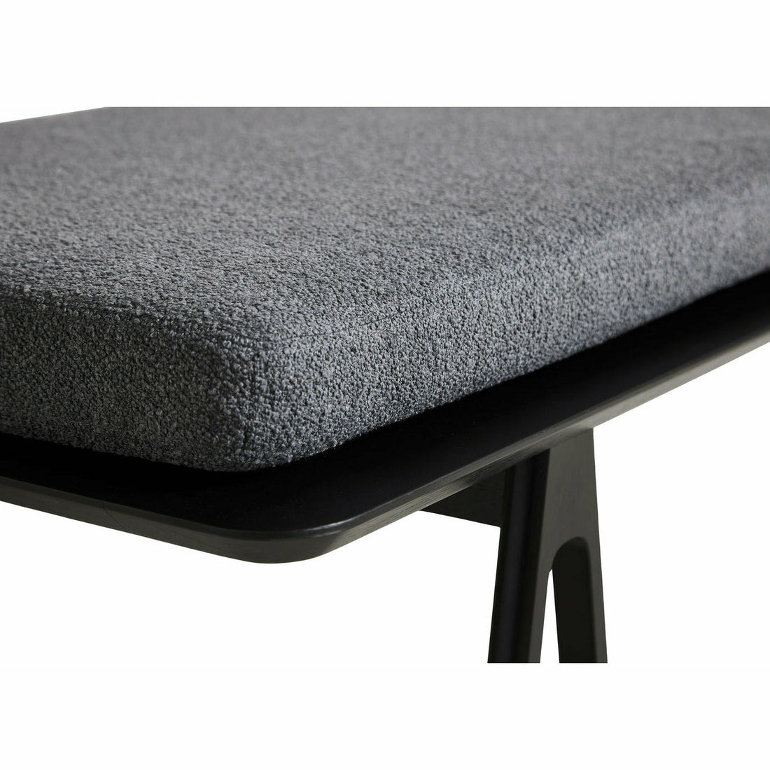 WOUD - Level daybed - Grey bouclé/black 190x76,50x41 cm - WOUD - DesignGaragen.dk