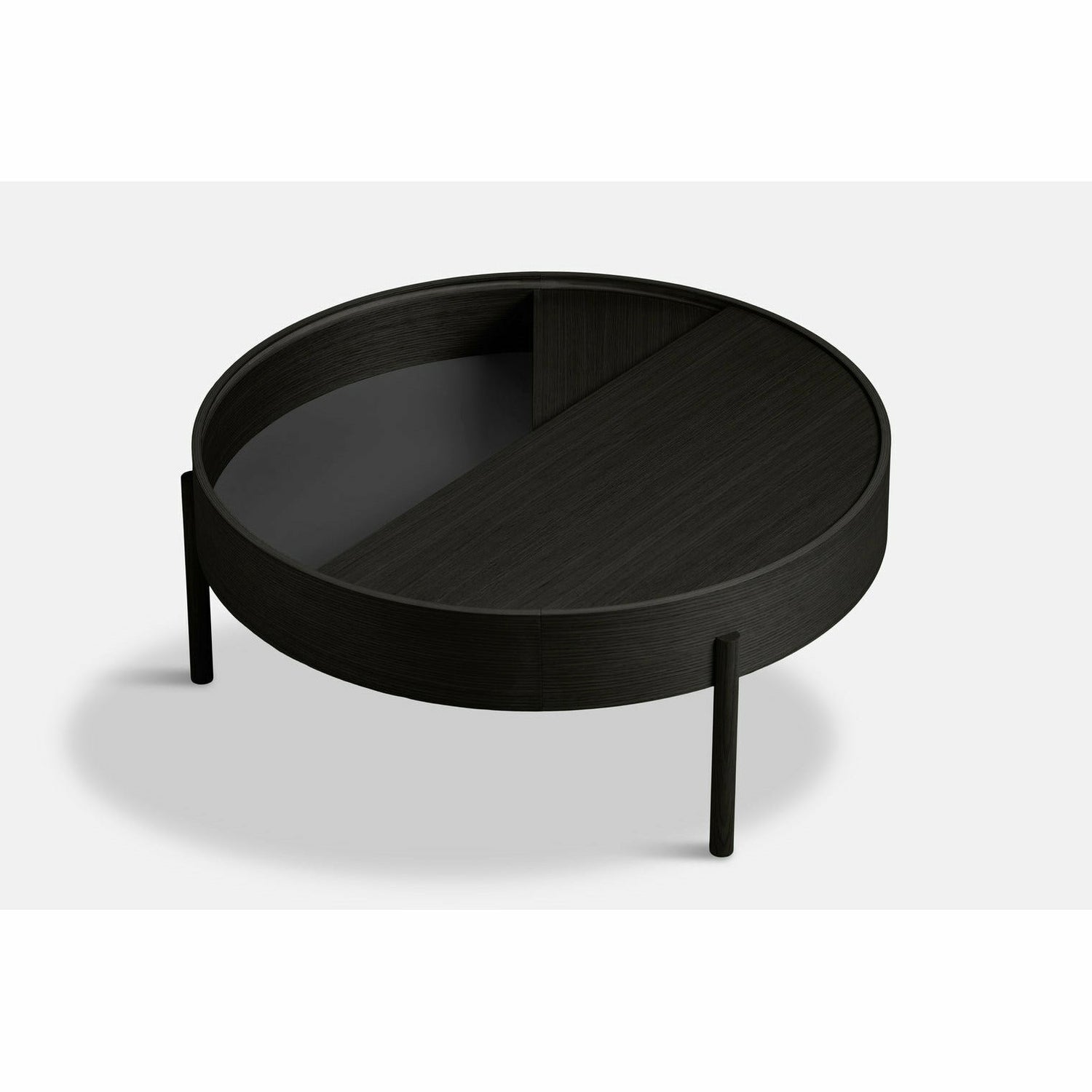 WOUD - Arc coffee table (89 cm) - Black - WOUD - DesignGaragen.dk