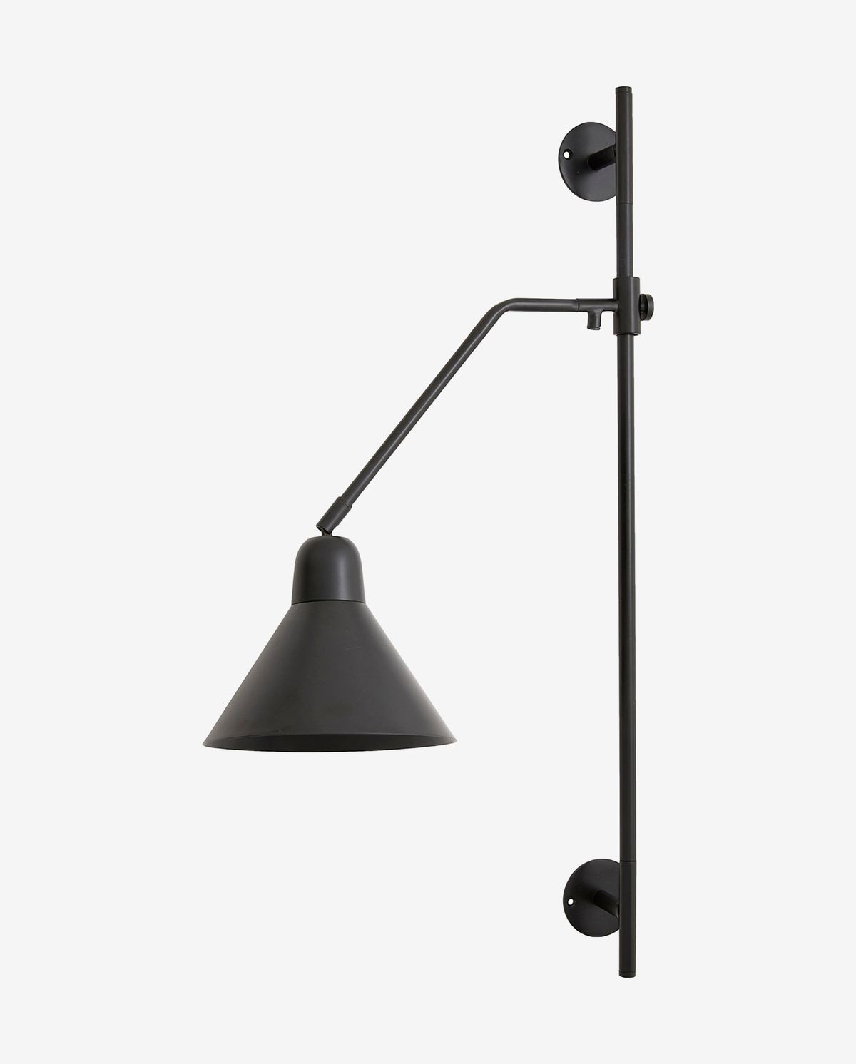Buck -seinävalaisin - H82 cm - musta