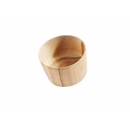 Muubs Skål Snack - Natur - Ny Teak - H: 6 Ø: 10 cm - DesignGaragen.dk.
