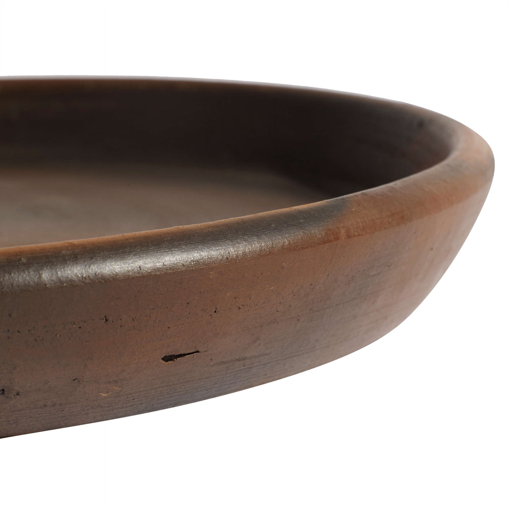 Muubs Deep Pan Tallerken Hazel - Brun - Keramik - H: 3 Ø: 25 cm - DesignGaragen.dk.