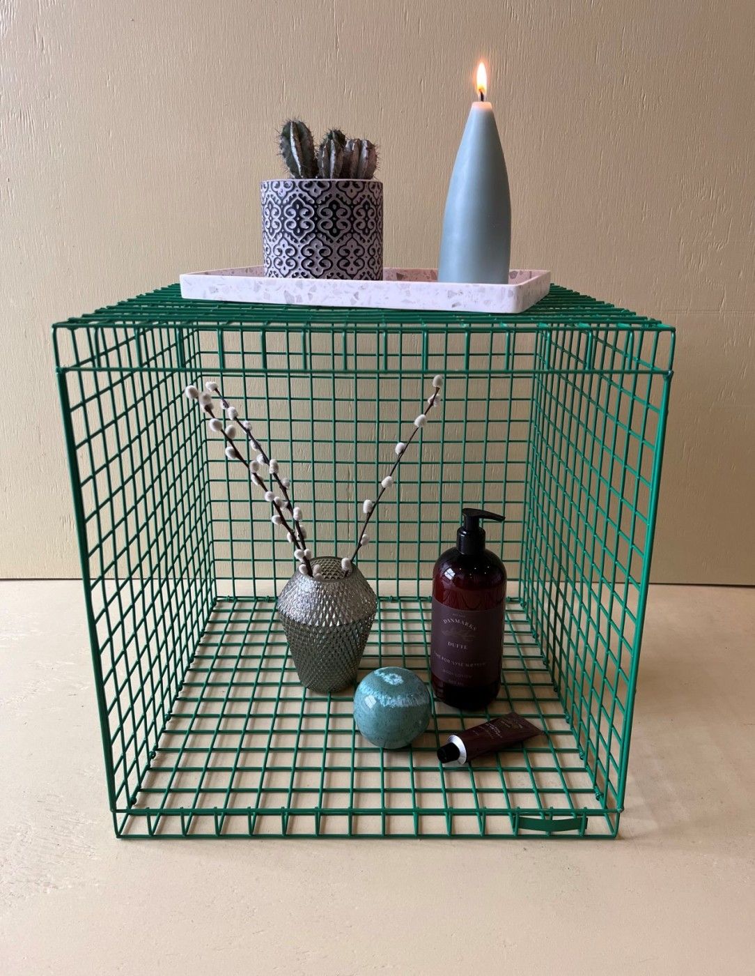 Kalager Design Lankakuutio, signaali vihreä