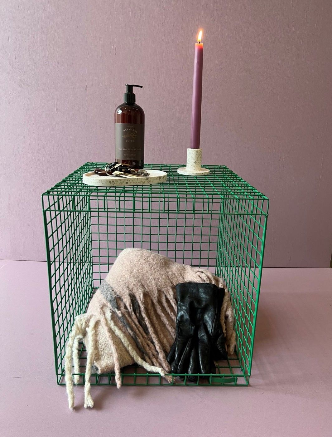 Kalager Design Lankakuutio, signaali vihreä