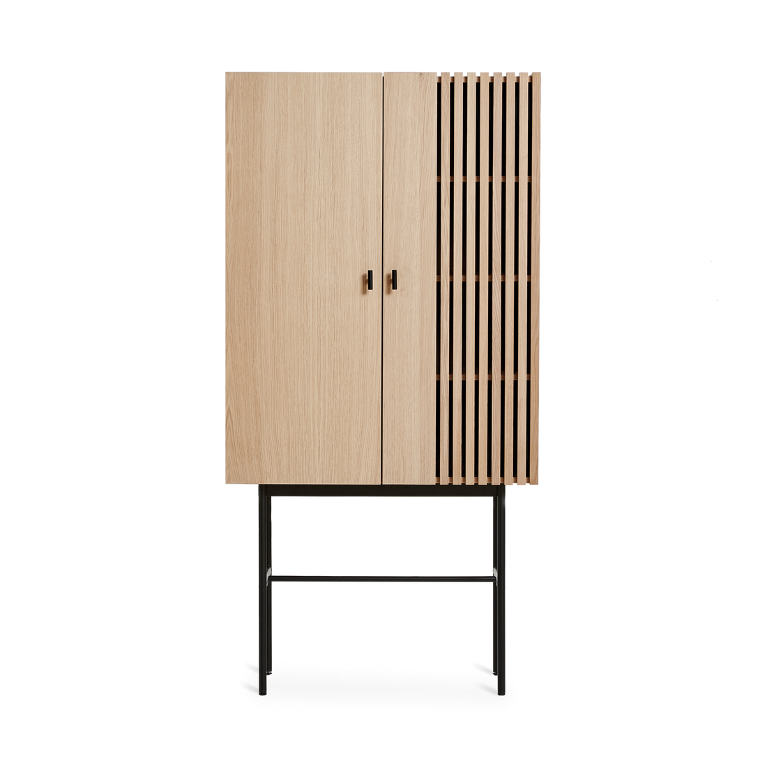 WOUD - Array highboard (80 cm) - White pigmented oak - WOUD - DesignGaragen.dk