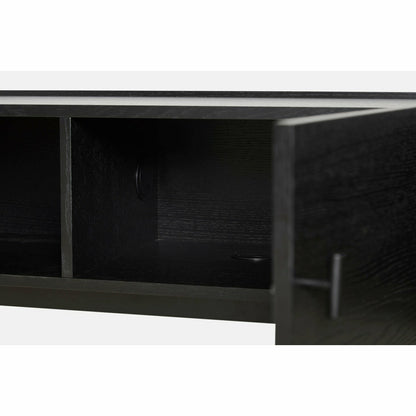 Woud - taulukon seinälle asennettava sivupöytä (150 cm) - musta
