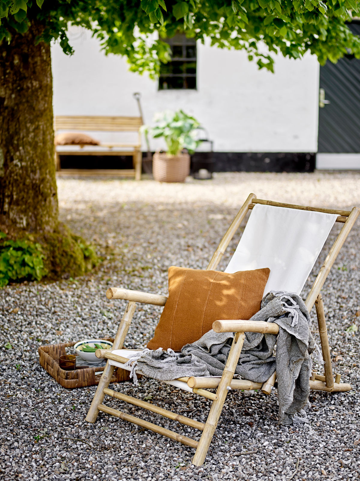 Bloomingville Corfu Sun Lounger, luonto, bambu