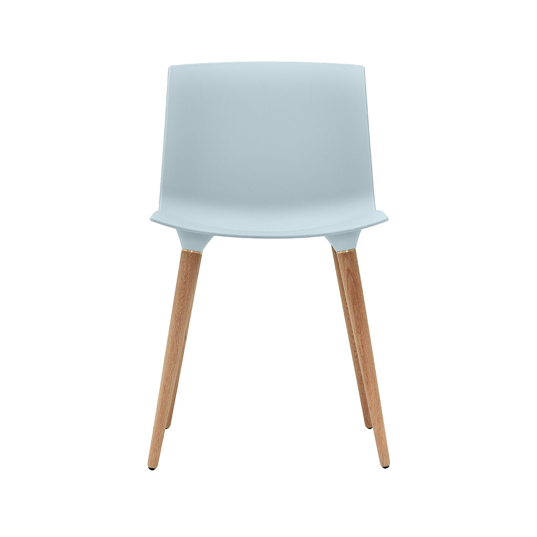 TAC - SÆDE I ISBLÅ - BEN I EG/ KLAR MAT LAK - Andersen Furniture - DesignGaragen.dk