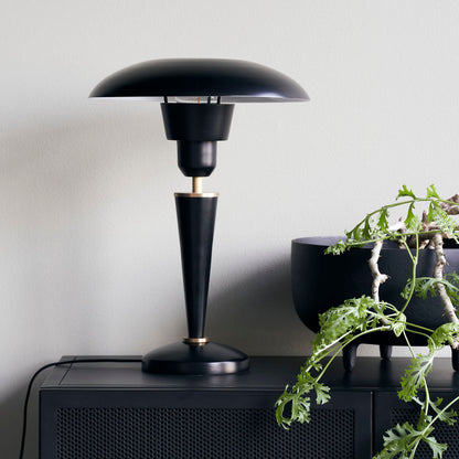 Talo -lääkäri - Pöytävalaisin, Opal, Musta - H: 34 cm, Dia: 28 cm