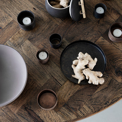 Talo -lääkäri - majakkavaihe, määrittele, antiikki kupari - H: 5 cm, dia: 8 cm