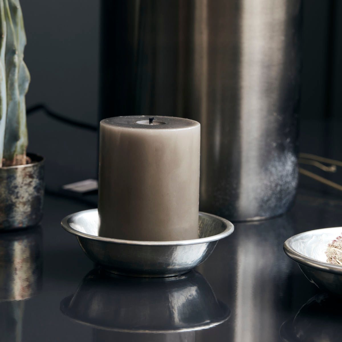 Talo -lääkäri - Bakke, Tura, antiikki hopea - H: 4 cm, dia: 12 cm