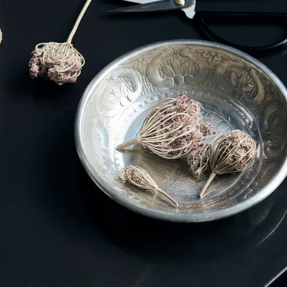 Talo -lääkäri - Bakke, Tura, antiikki hopea - H: 3 cm, Dia: 15 cm