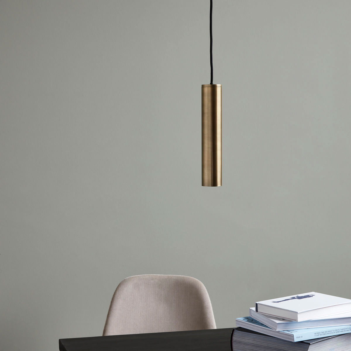 Talo-lääkärin lamppu, nasta, messinki-l: 25 cm, dia: 5 cm